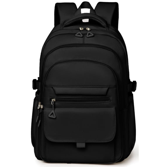 DAKIMOE School Backpack for College High Middle School Fashion Student bag, Cute Aesthetic Teen Bookbag for Teens Women, Black