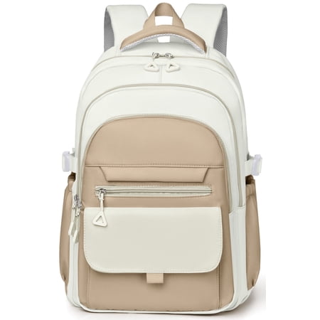 DAKIMOE Fashion Teen School Backpack for College, Aesthetic Bookbag for Women