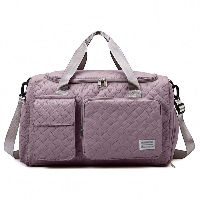 DAKIMOE Gym Bag for Women Mens Travel Duffle Bags with Shoe