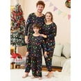 thumbnail image 1 of DAKIMOE Halloween Pajamas Family Matching Set Holiday Print Long Sleeve Jammies Loungewear PJs Set Sleepwear Adult Kids Men Women Toddler, 1 of 10