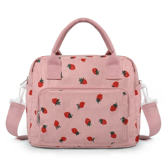 Gynky Insulated Lunch Bag Women Men Large Reusable Cute Lunch Bags Leakproof Portable Cooler Tote Bags for Work Picnic, Pink