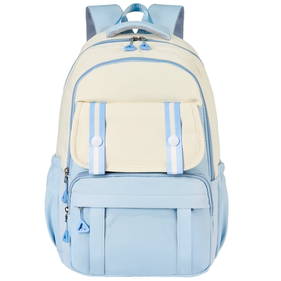 DAKIMOE Kids Backpack, Large Capacity School Bookbag for 15.6 Inch Laptop, Water-Resistant Cute Girl Backpacks for Teen adults, Lightweight Travel Daypack for Middle School College