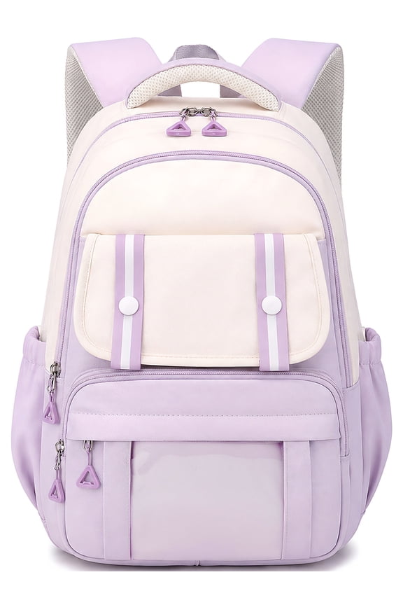 Kids Backpack, Large Capacity School Bookbag for 15.6 Inch Laptop, Water-Resistant Cute Girl Backpacks for Teen adults, Lightweight Travel Daypack for Middle School College