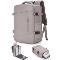 Dakimoe Large Travel Backpack with USB Charging Port & Shoe Pouch