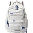 thumbnail image 1 of DAKIMOE Large School Backpack for Girls Boys Lightweight Spacious Kids Bookbag with Multiple Pockets for Middle School College, Gray, 1 of 4
