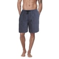 thumbnail image 1 of DAKIMOE Mens Sleep Shorts Pajama Shorts Cotton Sleeping Short Pajamas Bottoms for Men Comfy Mens Board Shorts Sleepwear Lounge Bottom, Navy Stripes, L, 1 of 10