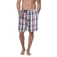 thumbnail image 1 of DAKIMOE Mens Sleep Shorts Pajama Shorts Cotton Sleeping Short Pajamas Bottoms for Men Comfy Mens Board Shorts Sleepwear Lounge Bottom, Red and Blue Plaid, M, 1 of 10