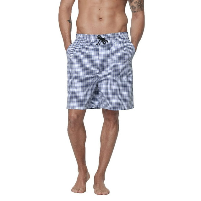 DAKIMOE Mens Sleep Shorts Pajama Shorts Cotton Sleeping Short Pajamas