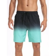 DAKIMOE Mens Swim Trunks with Compression Liner Quick Dry Sports Beach Shorts for Men Swimming Board Shorts Bathing Suits with Pockets Swimwear Surfing S to XL