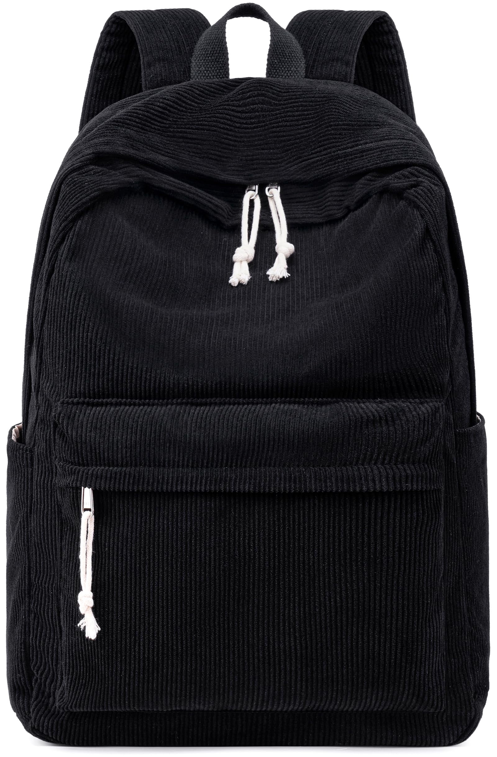 School Backpack for Teens Cute Girlish Middle High School Bookbag Large Capacity Lightweight Daypack for College Students Black