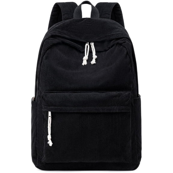 DAKIMOE School Backpack for Kids Teens Girls Cute Girlish Middle High School Bookbag Large Capacity Lightweight Daypack for College Students Black