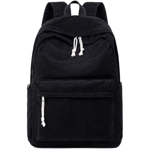 DAKIMOE School Backpack for Kids Teens Girls Cute Girlish Middle High School Bookbag Large Capacity Lightweight Daypack for College Students Black