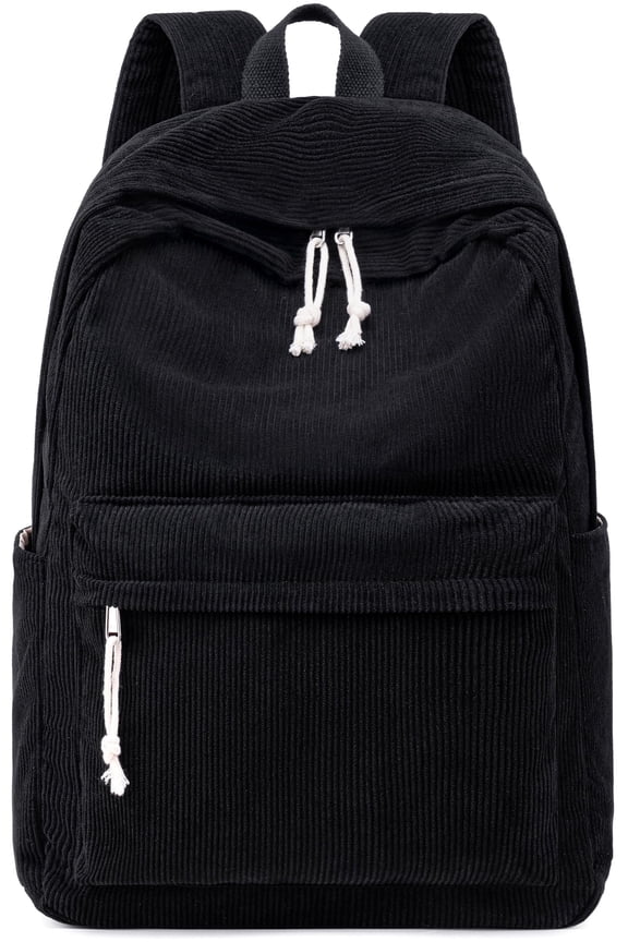 School Backpack for Kids Teens Girls Cute Girlish Middle High School Bookbag Large Capacity Lightweight Daypack for College Students Black