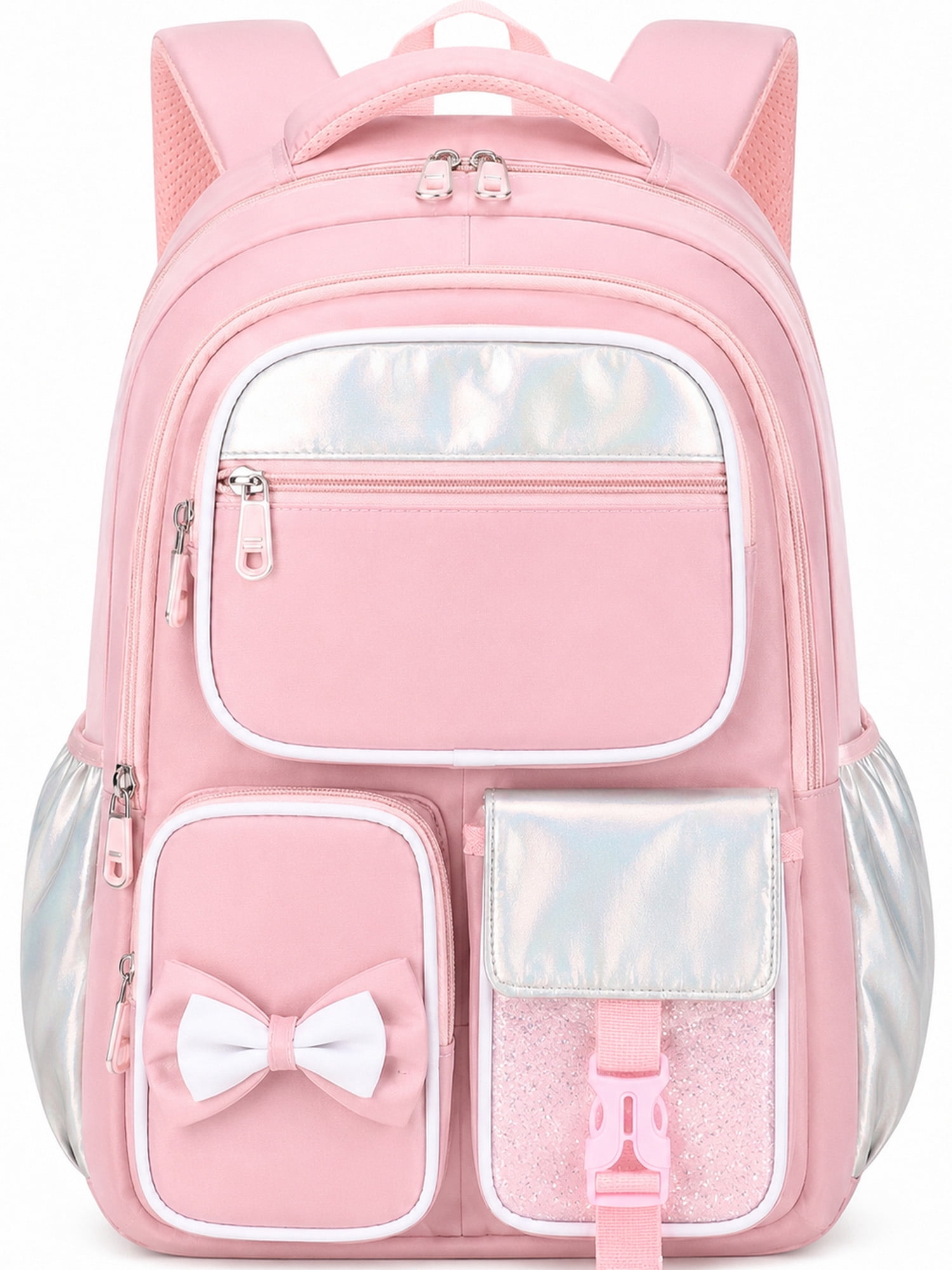 Girls Backpack Lightweight Schoolbag 9 Pockets Water Resistant Daypack BLUEFAIRY Girls Backpack - Lightweight Waterproof School Bag  main image 2