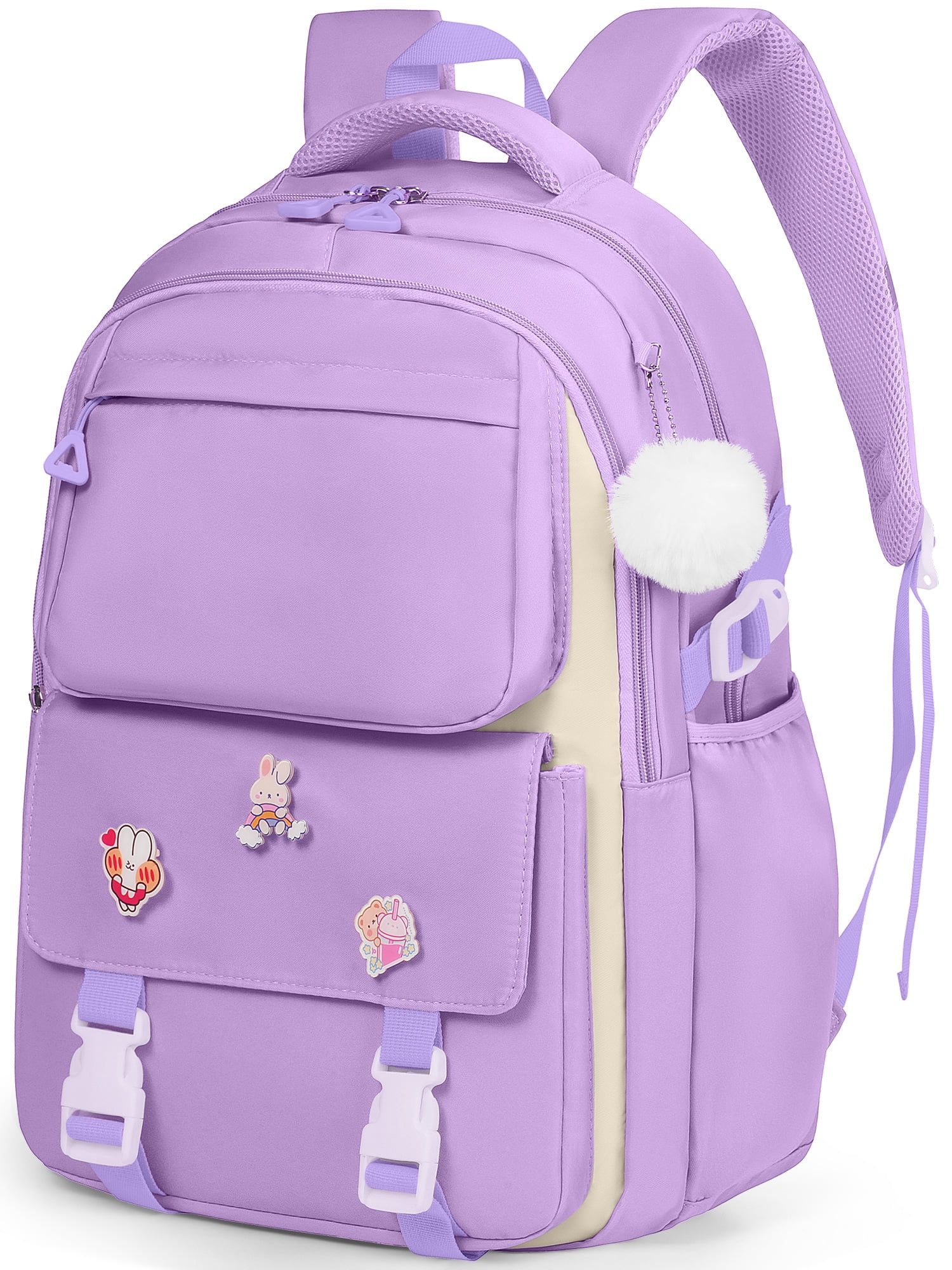 DAKIMOE Kids Backpack School Backpacks for College Cute Girl Middle High School Bookbag Large Capacity Lightweight Waterproof Daypack for Teens Students
