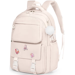 Mochila escolar para niñas, universidad, secundaria, gran capacidad, ligera, impermeable, para adolescentes y estudiantes