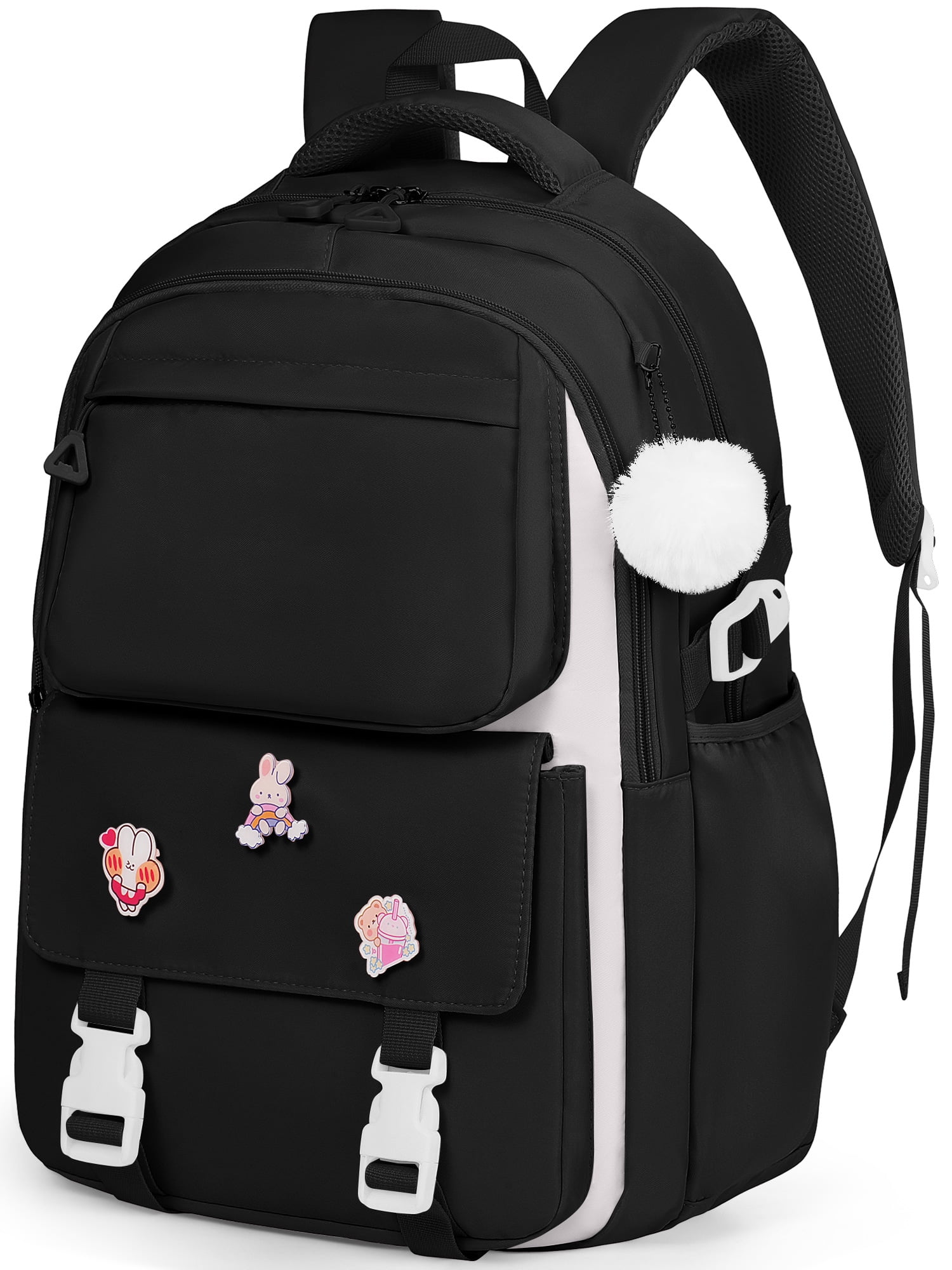 DAKIMOE Kids Backpack School Backpacks for College Cute Girl Middle High School Bookbag Large Capacity Lightweight Waterproof Daypack for Teens Students