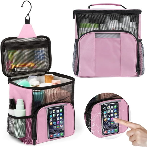 DAKIMOE Mesh Shower Caddy Portable Tote Dorm Organizers and Storage ...
