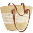 thumbnail image 1 of DAKIMOE Straw Beach Bag For Women Summer Boho Tote Bag Handbags Large Shoulder Purses Woven for Vacation, 1 of 7