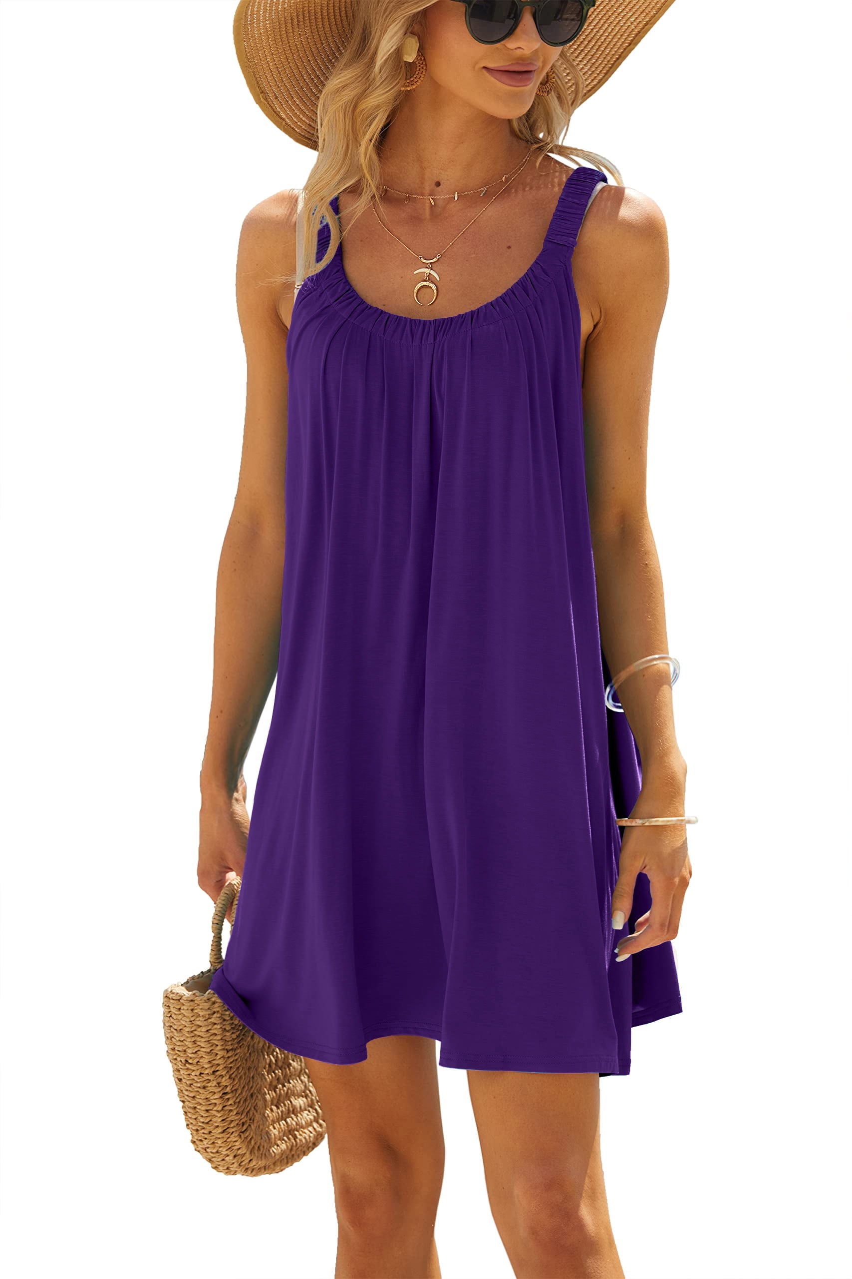 DAKIMOE Summer Beach Dress for Women Bikini Swimsuit Cover Ups Casual — free download