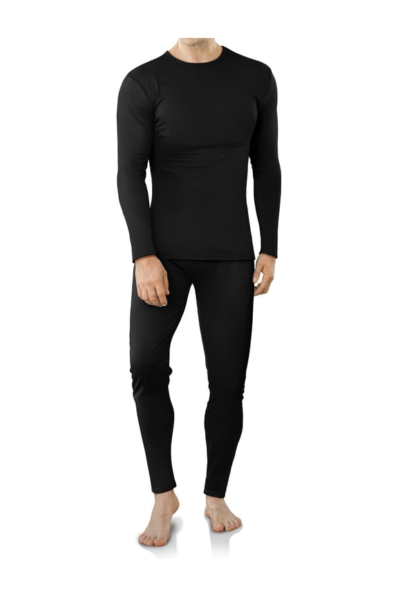 Thermal Underwear for Men Long Johns with Fleece Lined, Base Layer Men Cold Weather Top Bottom