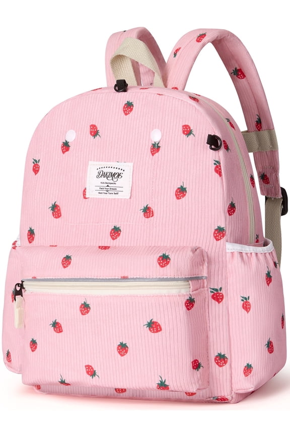 Toddler School Backpack for Girls and Boys 2-5 Kids Bookbags Preschool Kindergarten Backpacks 13.5" Corduroy Daycare Bags School Travel