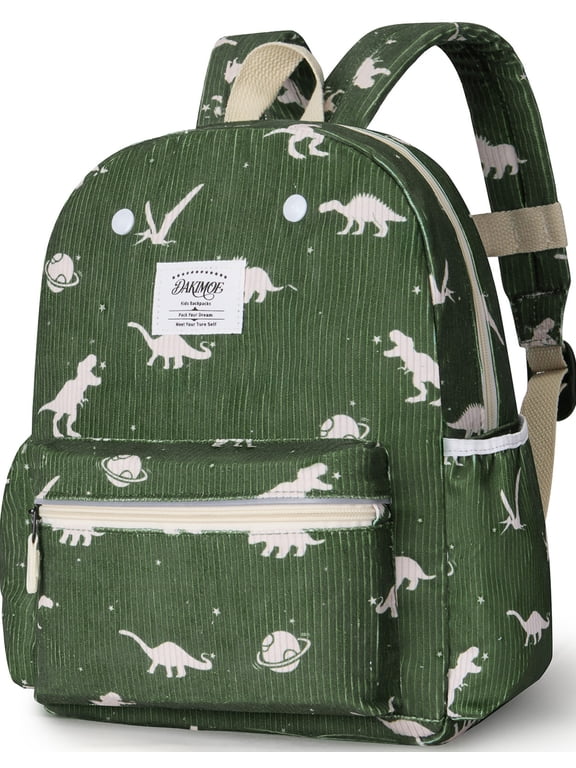 Toddler School Backpack for Girls and Boys 2-5 Kids Bookbags Preschool Kindergarten Backpacks 13.5" Corduroy Daycare Bags School Travel