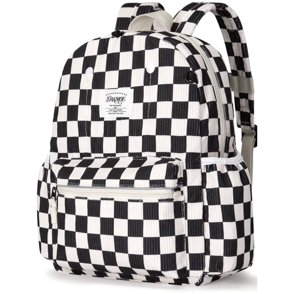 DAKIMOE Toddler School Backpack for Girls and Boys 2-5 Kids Bookbags Preschool Kindergarten Backpacks 13.5" Corduroy Daycare Bags School Travel