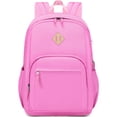 thumbnail image 1 of DAKIMOE School Backpack for College High Middle School with Computer Compartment Large Capacity Scratch-proof for Travel College Bussiness, Pink, 1 of 9