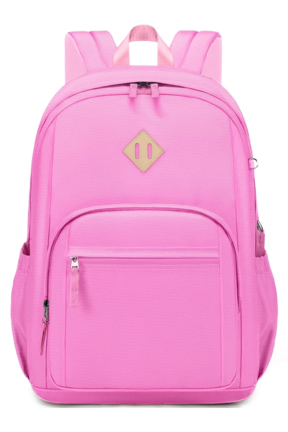 School Backpack for College High Middle School with Computer Compartment Large Capacity Scratch-proof for Travel College Bussiness, Pink