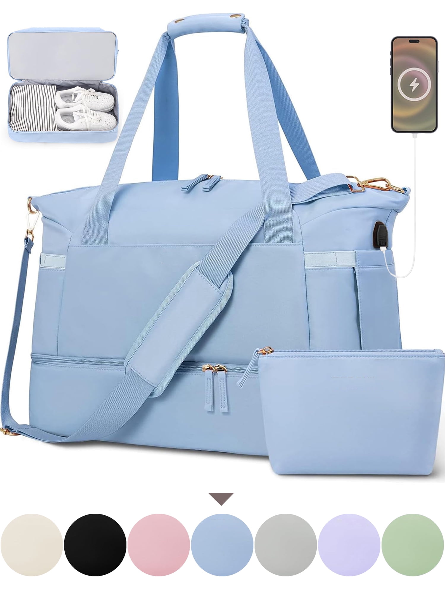 DAKIMOE Lightweight Travel Duffel Bag – Versatile Carry-On