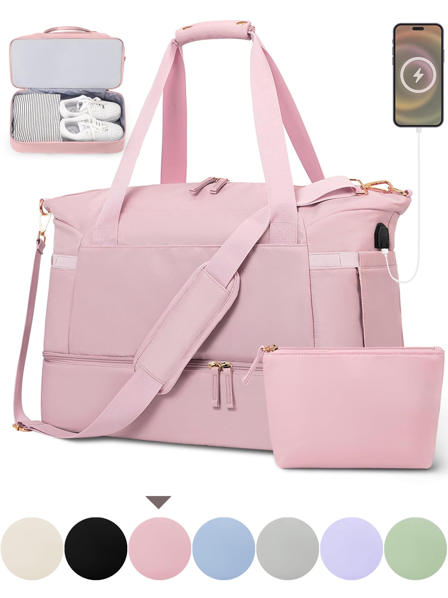 DAKIMOE Lightweight Travel Duffel Bag – Versatile Carry-On