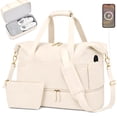 thumbnail image 1 of DAKIMOE Travel Duffle Bag Set for Women 2 Pack, Large Waterproof Weekender Overnight Carry On with Toiletry Bag/USB Charging Port/Wet Pocket/Shoe Compartment, Gym Hospital Labor Delivery Duffel Tote, 1 of 10
