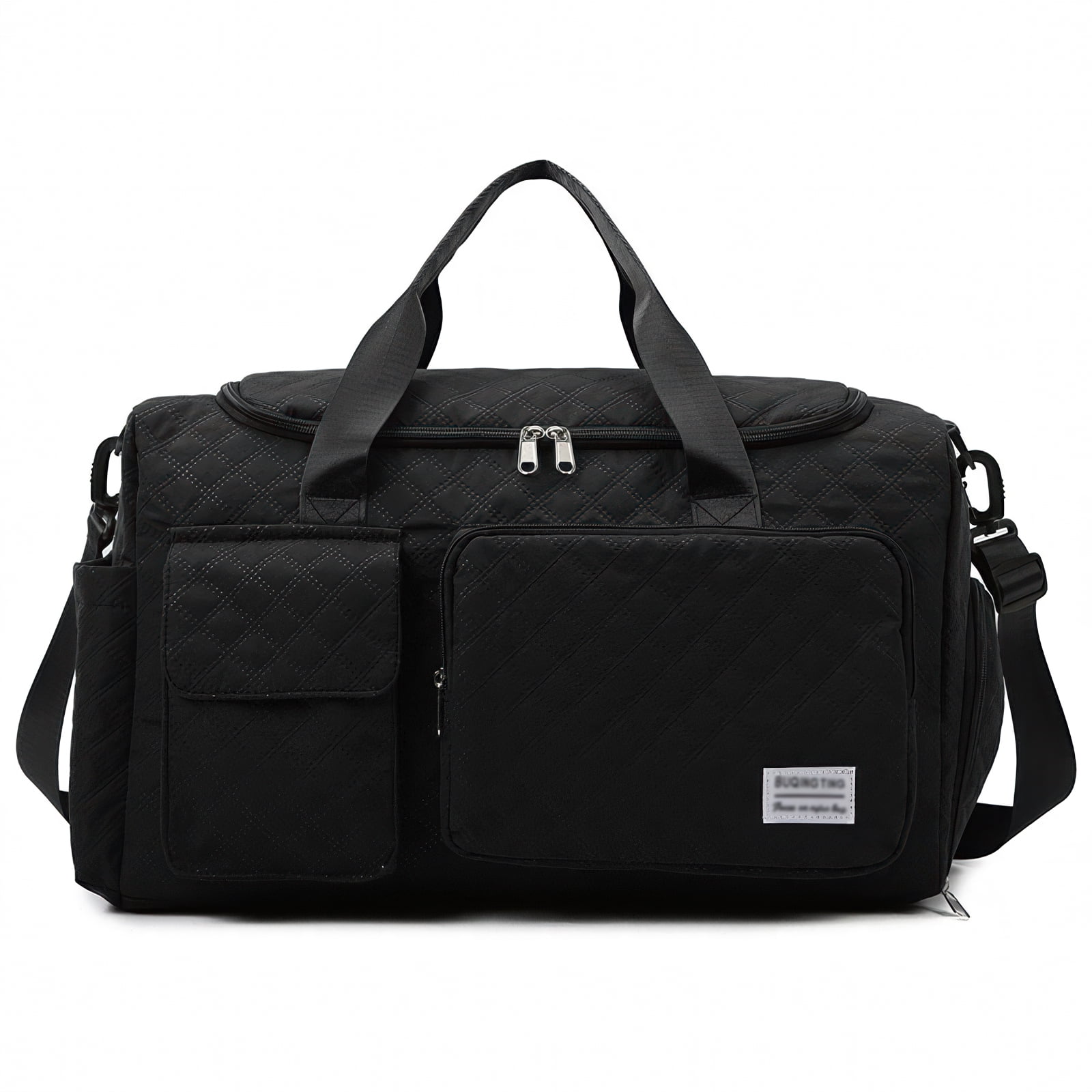 DAKIMOE Travel Duffle Bag Women Men Weekender Bags Carry Gym Bag Wet Pocket Adjustable Strap Shoe Compartment Foldable Waterproof Overnight Tote Bag