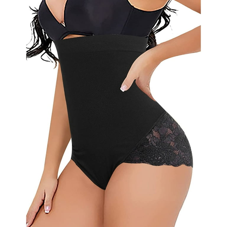 DAKIMOE Tummy Control Shapewear Women High Waisted Butt Lifter Body Shaper Black S