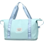 Weekender Bags for Women, Travel Bag Carry on Gym Bag, Travel Duffle Bag with Wet Dry Pocket/Front Phone Pocket/Trolley 