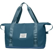 DAKIMOE Weekender Bags for Women, Travel Bag Carry on Gym Bag, Travel Duffle Bag with Wet Dry Pocket/Front Phone Pocket/