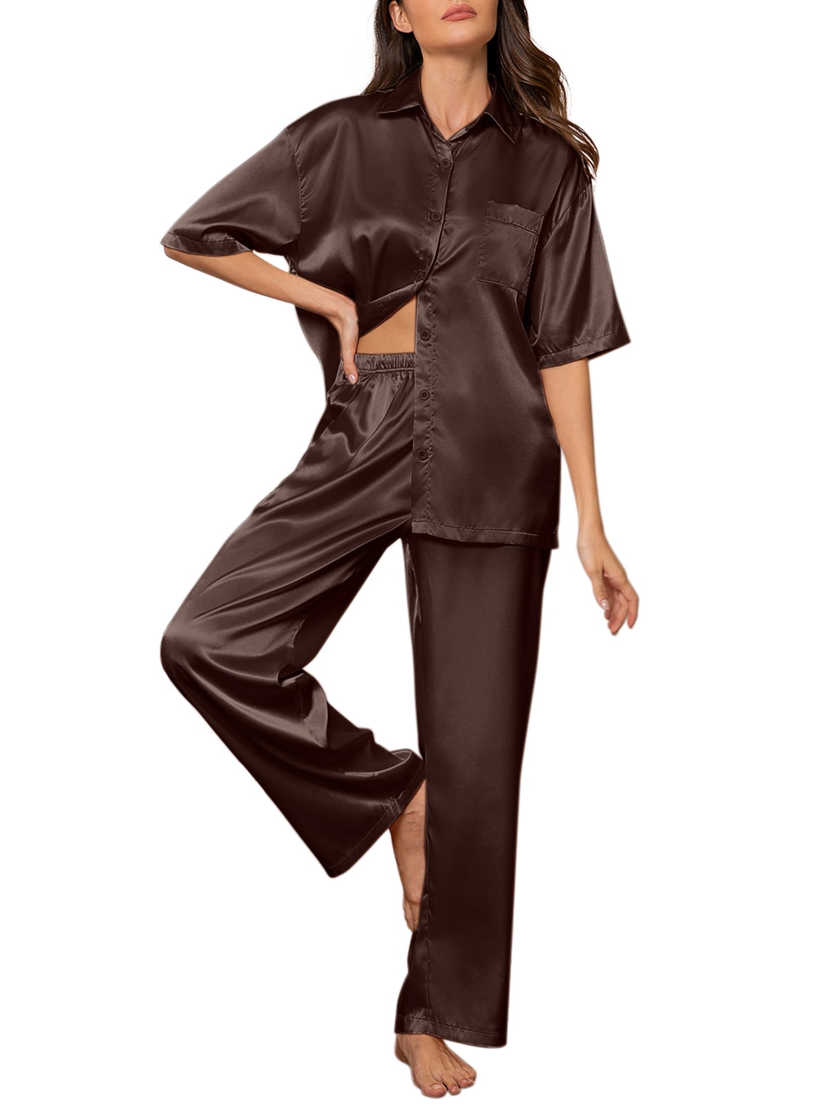 Silk Short Sleeve and Pajamas for Women main image 1