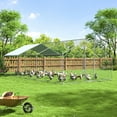 thumbnail image 1 of Betisef Chicken Coop,Large Metal Chicken Run Pen,Walk in Chicken Coops for 6/10 Chickens,Double Door Chicken House with Waterproof & Anti-UV Cover for Backyard. (19.7x9.8x6.4 FT), 1 of 7