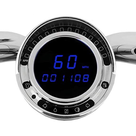 DAKOTA DIGITAL SPEEDO BIG DOG BLUE BD-140