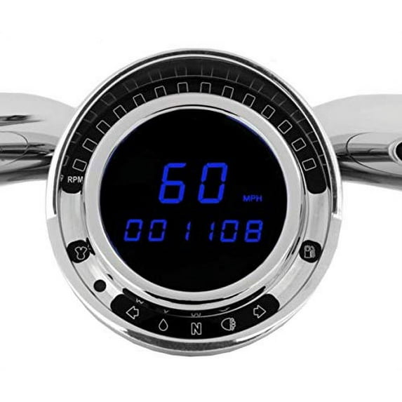 DAKOTA DIGITAL SPEEDO BIG DOG BLUE BD-140