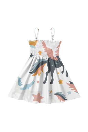 Women's Unicorn Dresses in Bright Colors for Casual and Summer Wear