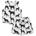 DALAWU Silhouette Dog Pattern For Ultra-Soft Pajama Breathable ...
