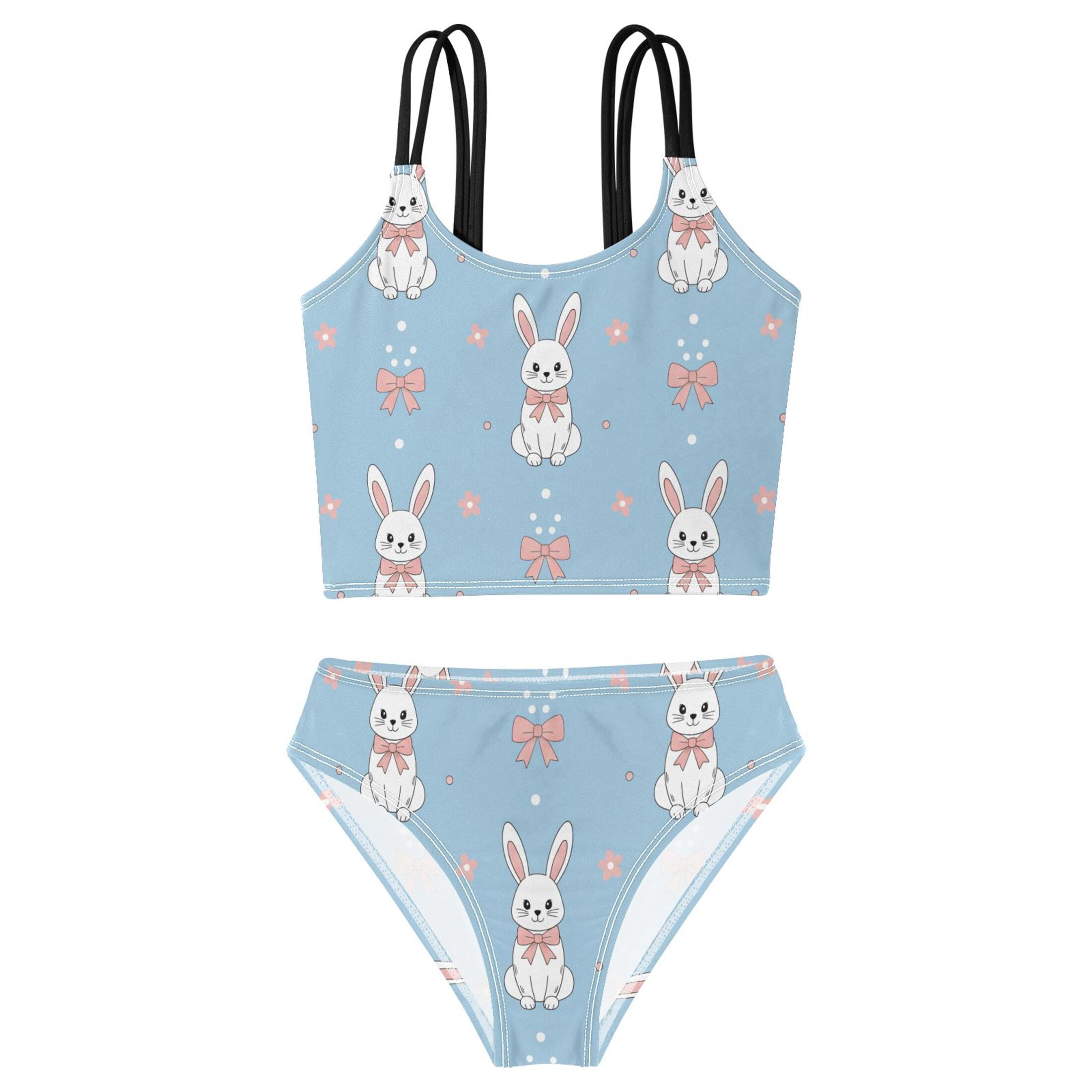 DALAWU Swimsuit 2-Piece Tank Swimming Wear Quick Dry Bathing Suit ...