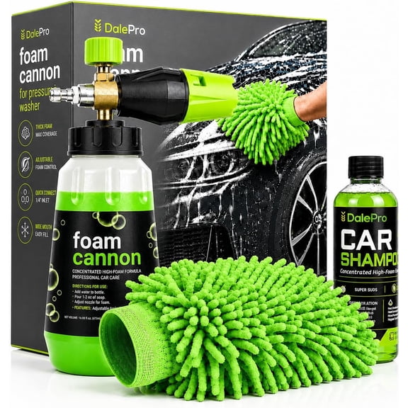 DALEPRO Foam Cannon, 1/4 in Quick Connect, Fits Ryobi and Greenworks