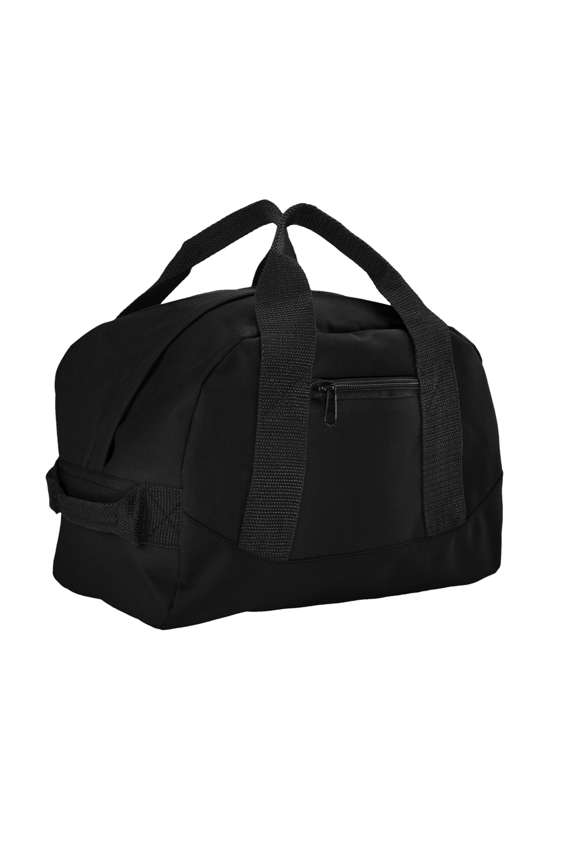 DALIX 12 Mini Duffel Bag Gym Duffle in Black