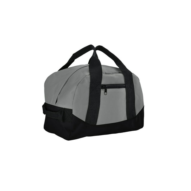 DALIX 12" Mini Duffel Bag Gym Duffle in Gray