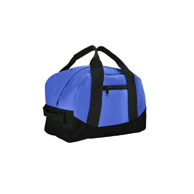 DALIX 12" Mini Duffel Bag Gym Duffle in Royal Blue