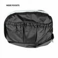 thumbnail image 1 of DALIX 12" Zippered Mini Two Tone Duffel Bag, Dark Green, 1 of 7