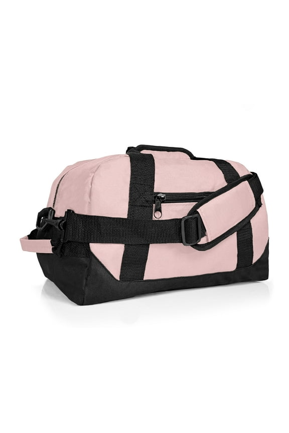 14" Foldable Sports Duffel Bag, Pink